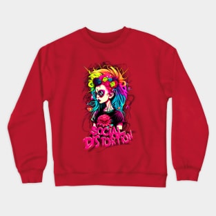 Punk Girl - Social Distortion Crewneck Sweatshirt